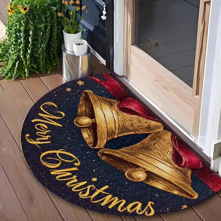 Holiday-Themed Decorative Floor Mat Bowlift