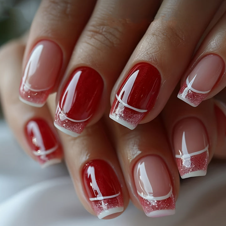Elegant French Tip Nail Art Bowlift
