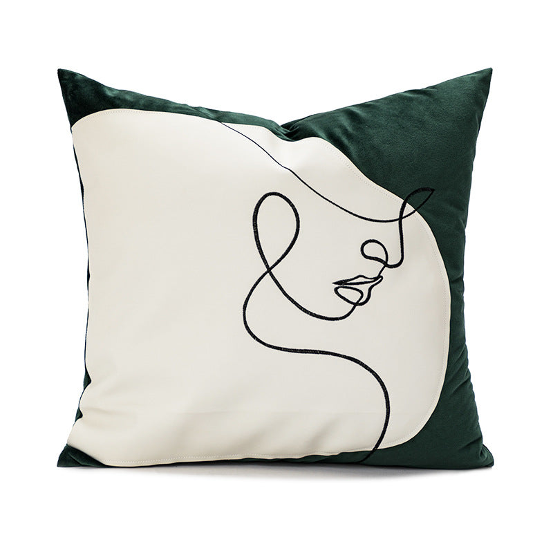 Women Decorative Pillowcase with modern minimalism and unique art design Bowlift