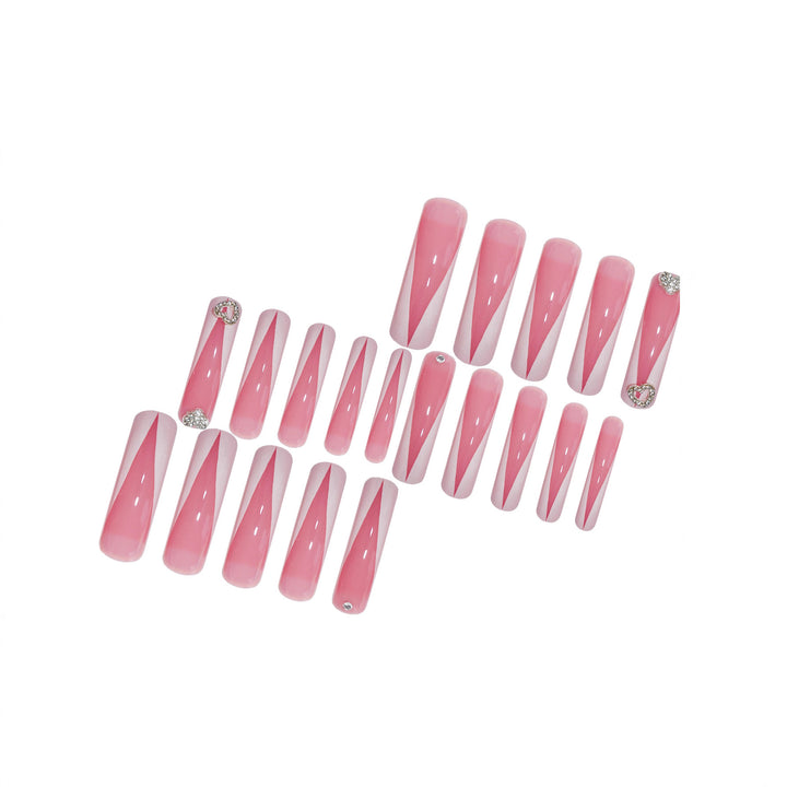 Elegant Sculpted Press-On Nail Set Bowlift