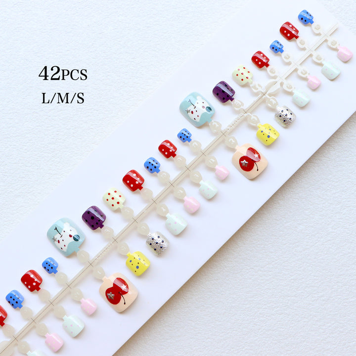 Creative Themed Press-On Nail Collection Bowlift