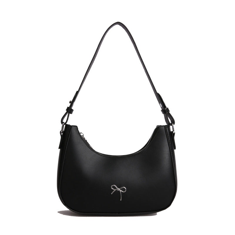 Stylish Bow Detail Shoulder Bag Bowlift