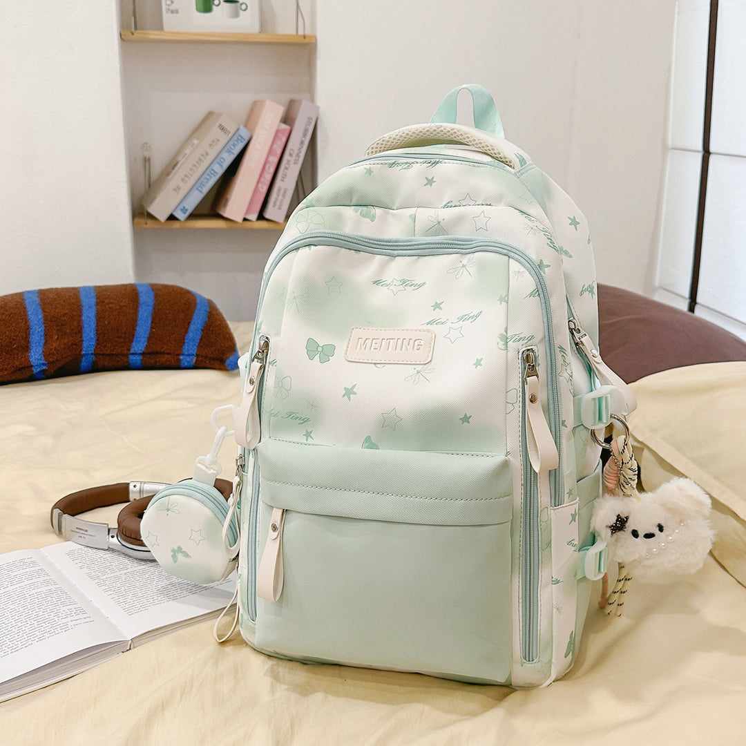 Multi-Functional Graphic Backpack Bowlift