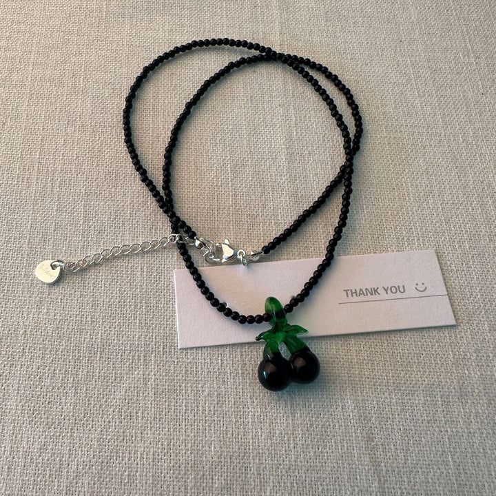 Minimalist Beaded Necklace Bowlift