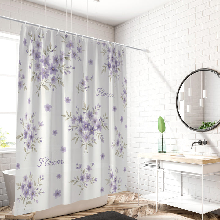 Decorative Shower Curtain Bowlift