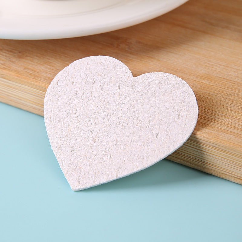 Heart-Shaped Exfoliating Sponge
