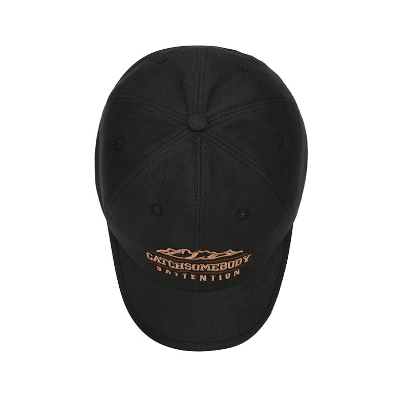 Women’s Sporty Leather Baseball Cap Bowlift