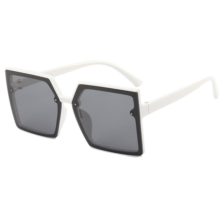 Women's stylish oversized sunglasses with geometric design Bowlift
