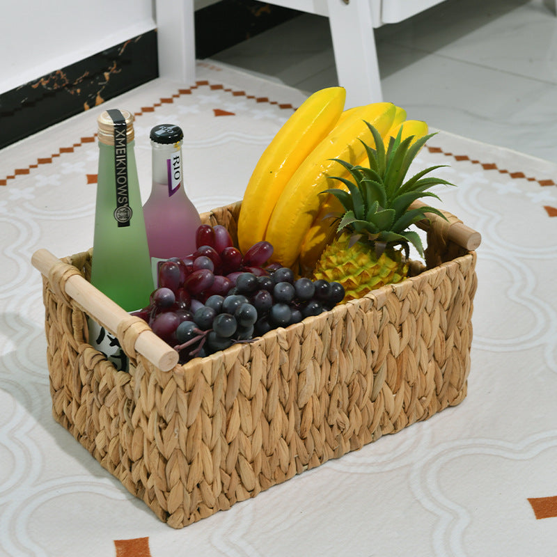 Versatile Natural Fiber Storage Organizer Bowlift