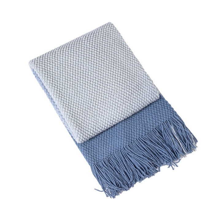 Textured Knit Throw Blanket