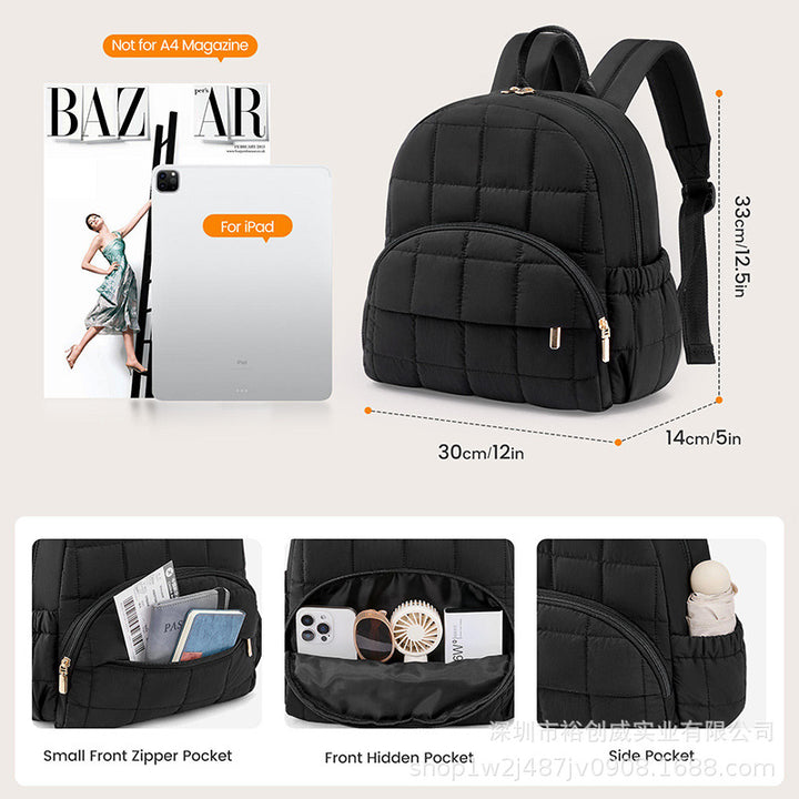 Quilted Everyday Backpack Bowlift