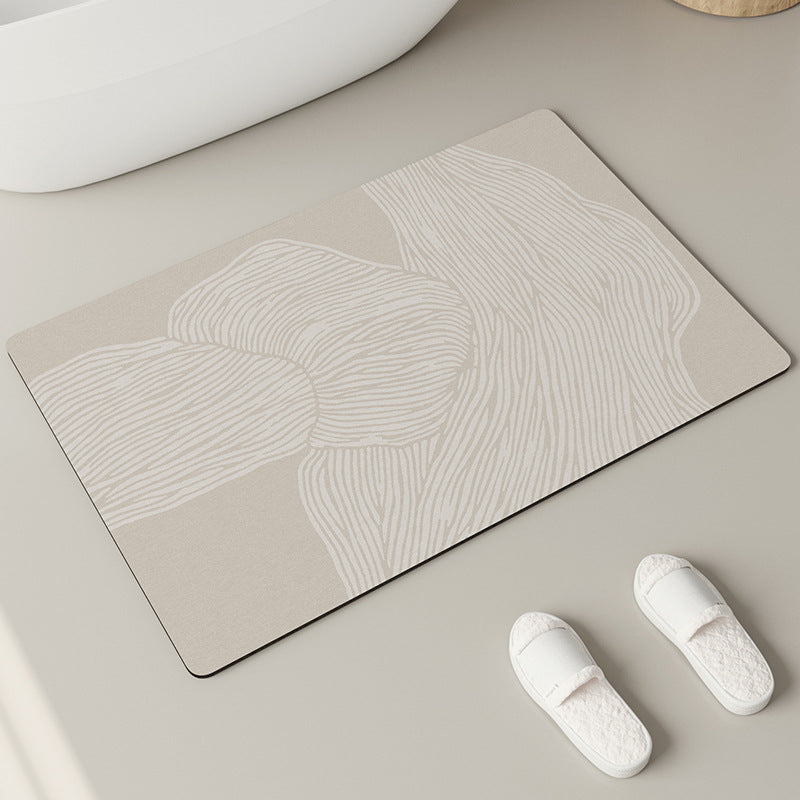 Textured Pattern Bath Mat Bowlift