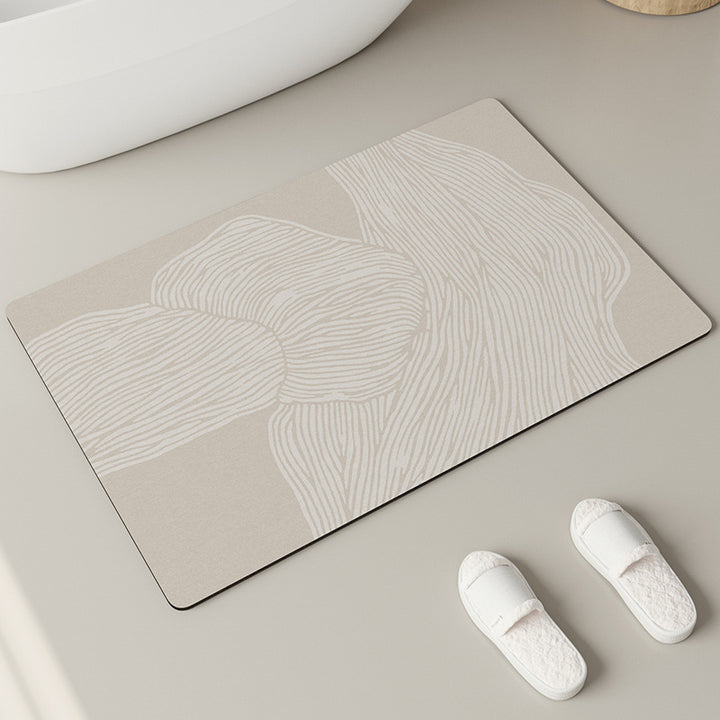 Textured Pattern Bath Mat Bowlift