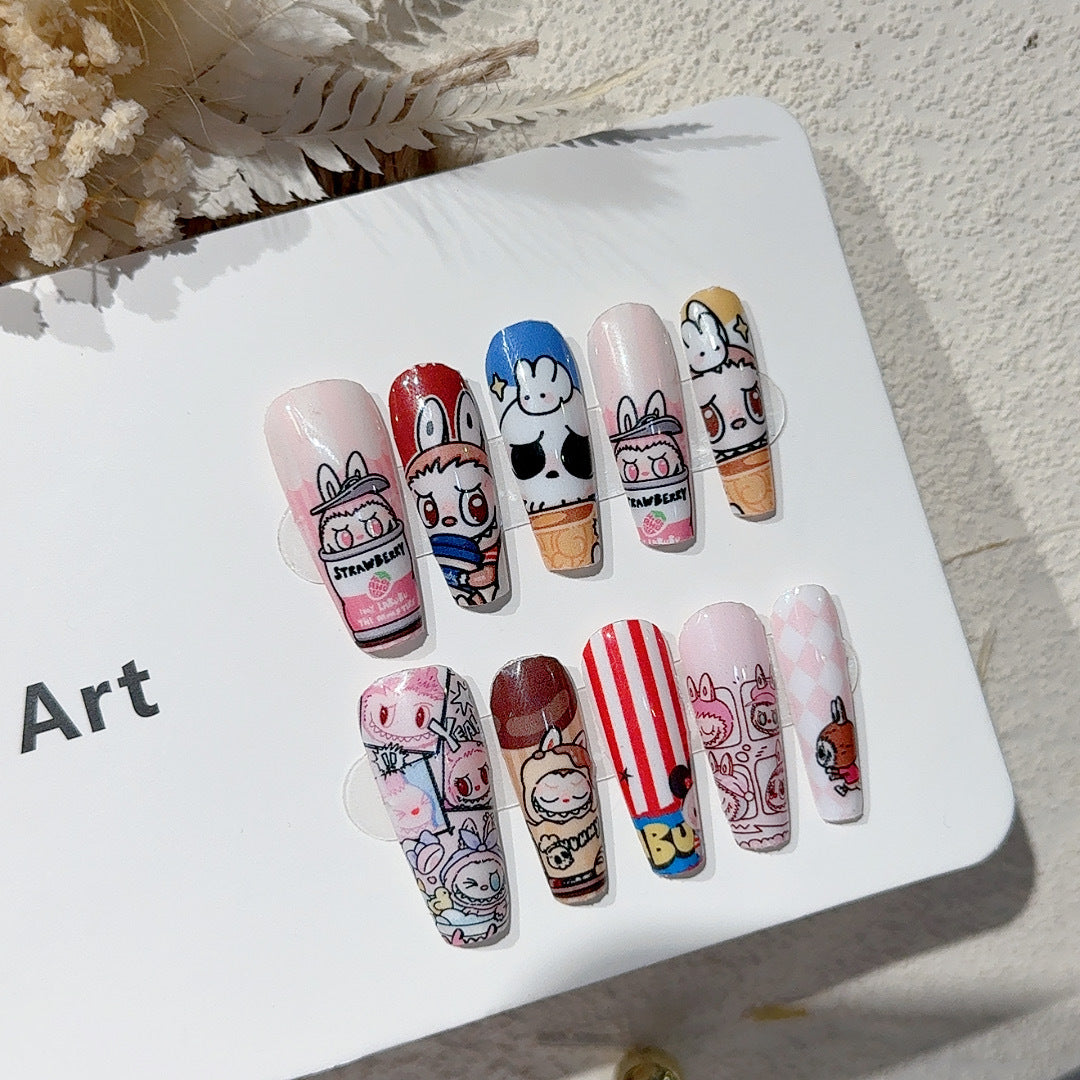 Cartoon-Themed Nail Art Tips