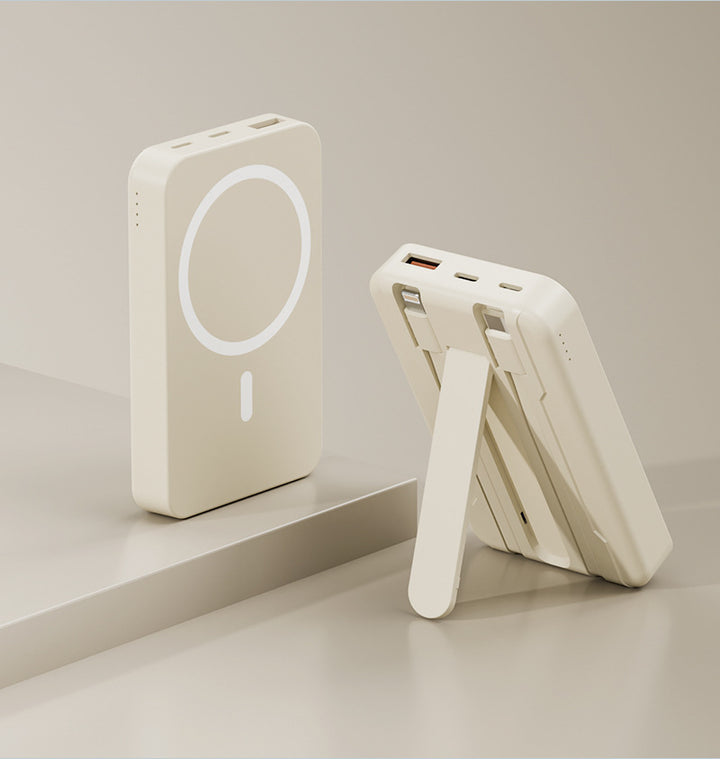 Magnetic Portable Power Bank with Stand Function Bowlift