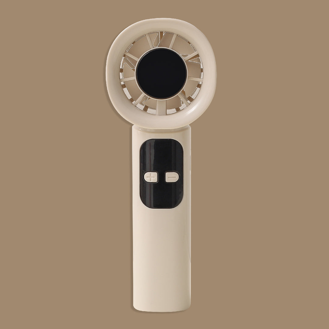 Unisex Portable Hand Fan with Digital Control Bowlift