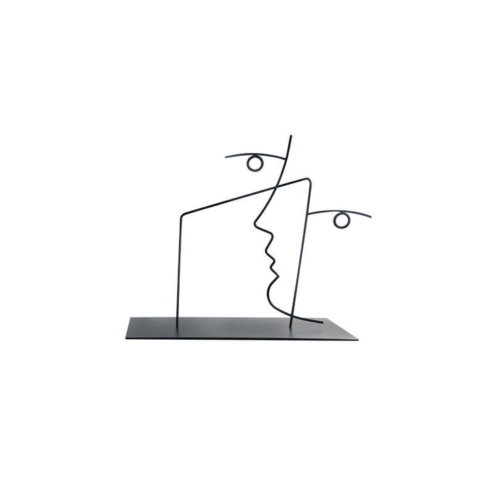 Abstract Line Art Sculpture