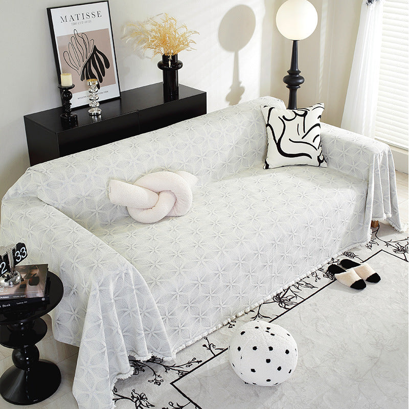 Textured Decorative Sofa Throw Cover