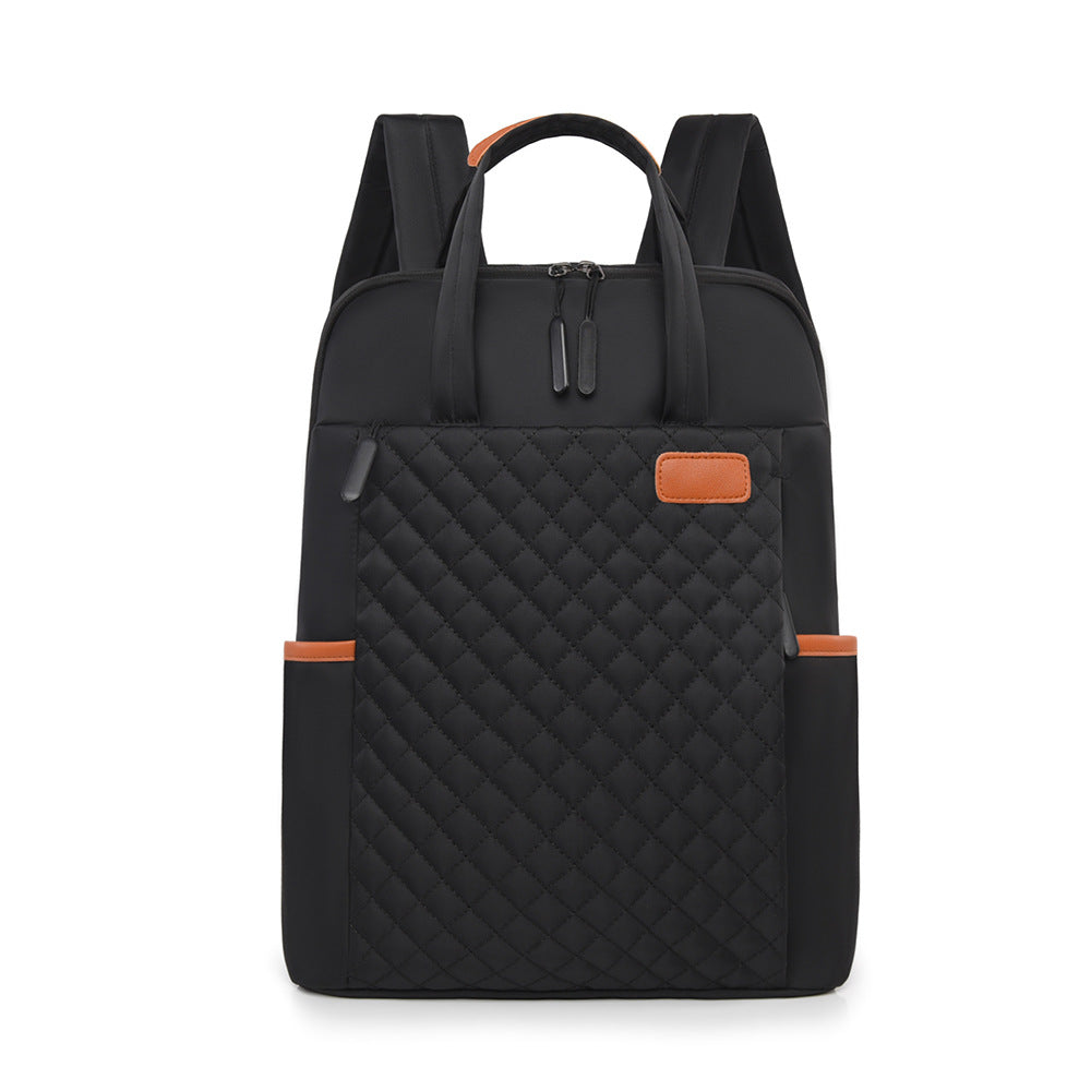 Quilted Multi-Storage Backpack Bowlift