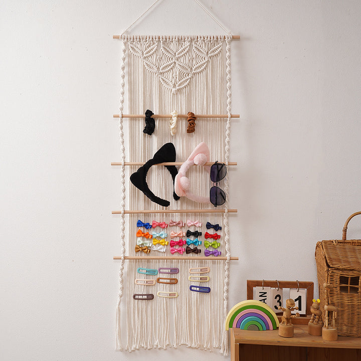 Macramé Wall Hanging Decor with Artistic Design Bowlift