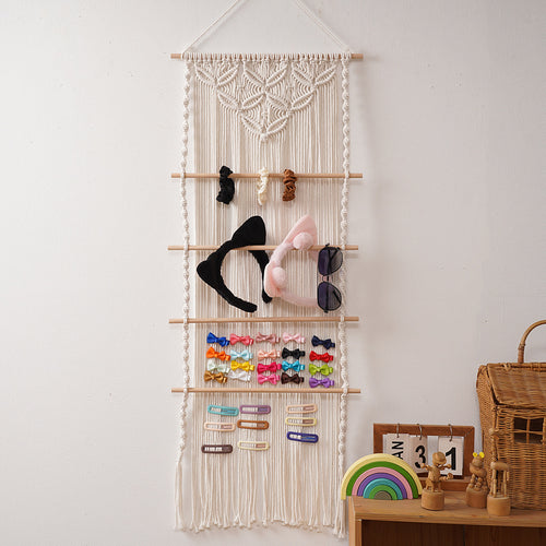 Macramé Wall Hanging Decor with Artistic Design Bowlift