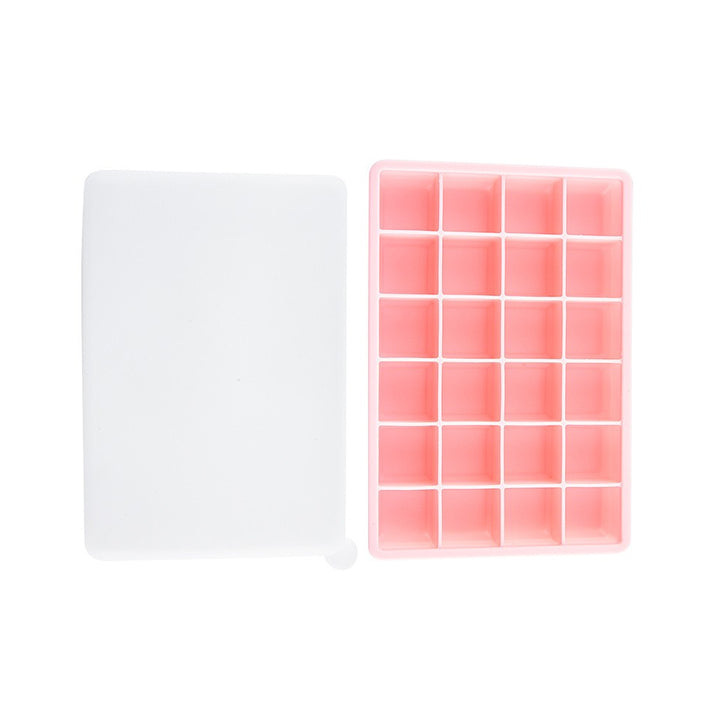 Silicone ice cube tray with practical storage box Bowlift