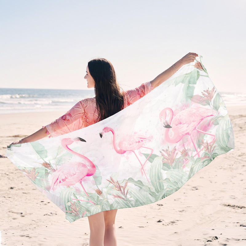 Beach towel in elegant jellyfish design Bowlift