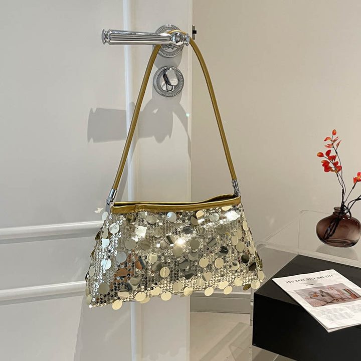 WoGlamorous Sequin Evening Shoulder Bag Bowlift