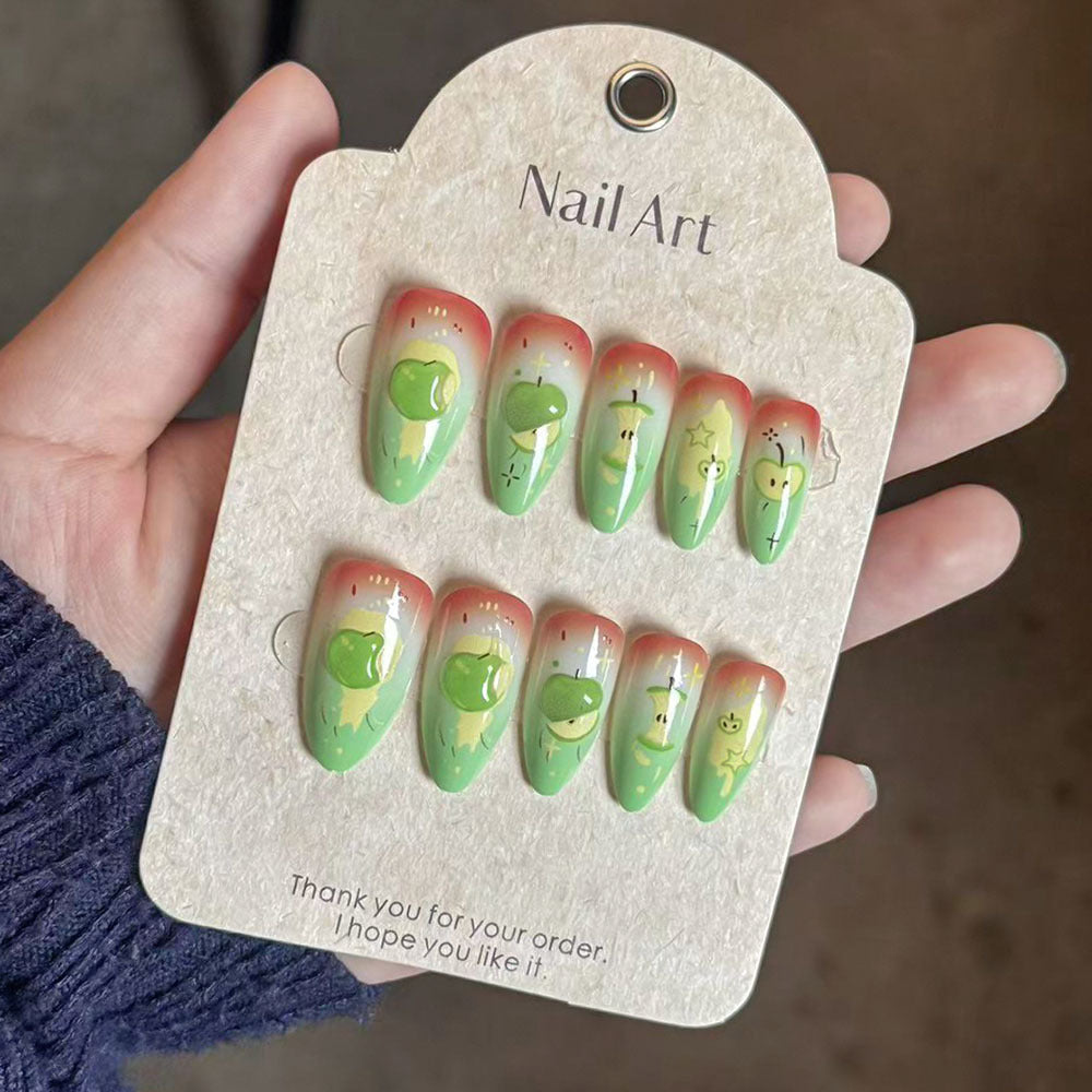 Whimsical Cute Character Press-On Nails Bowlift