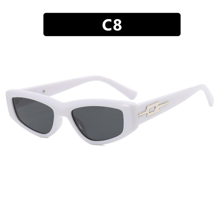 Women's stylish Cat-Eye sunglasses with transparent frame and cool lenses Bowlift