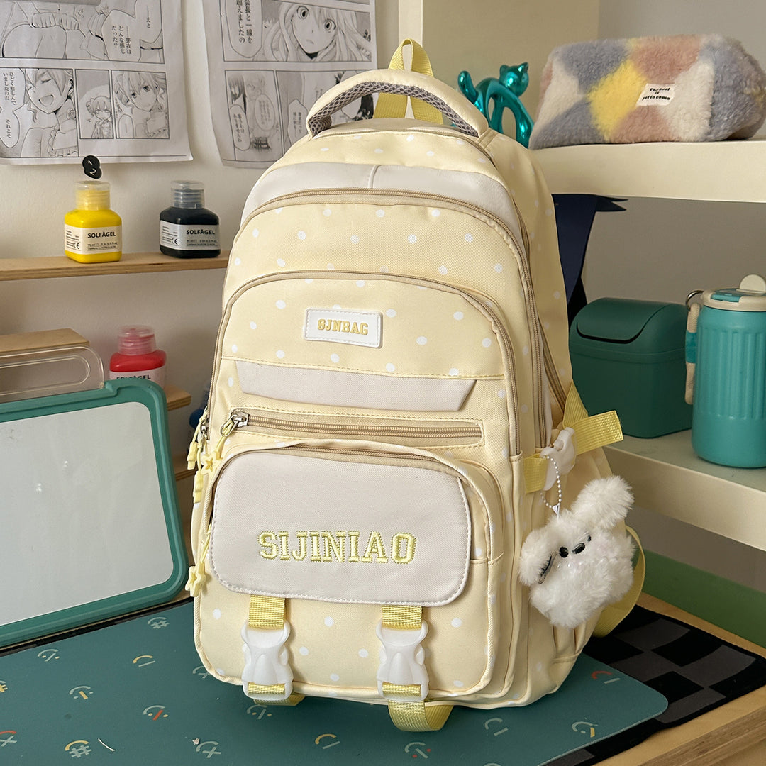 Adventurous Polka Dot Backpack Bowlift
