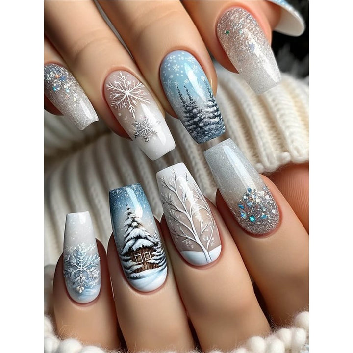 Festive Holiday Nail Art Bowlift
