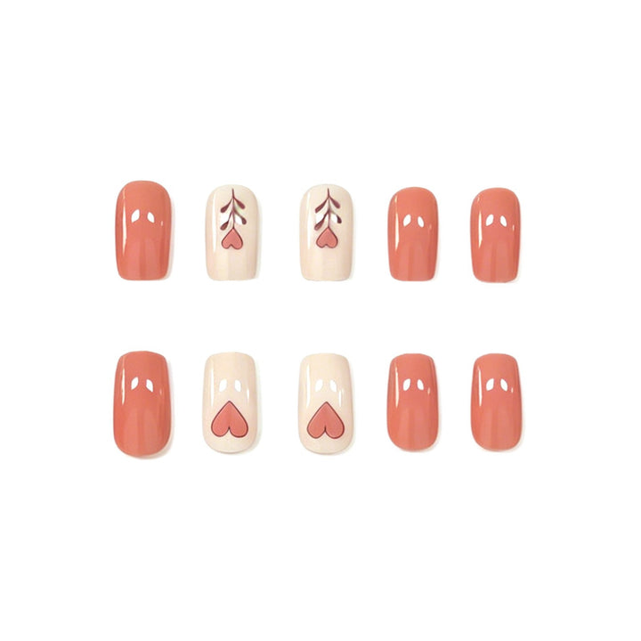 Stylish Heart Patterned Nail Art Enhancements Bowlift