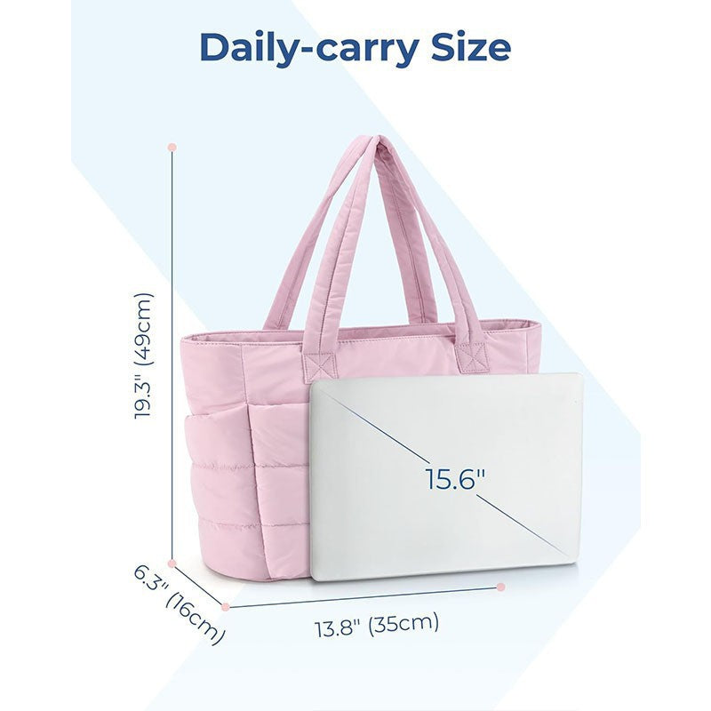 Everyday Laptop Bag with Integrated Organizer Bowlift
