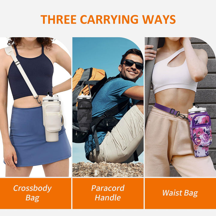 Women Multifunctional Water Bottle Bag Bowlift