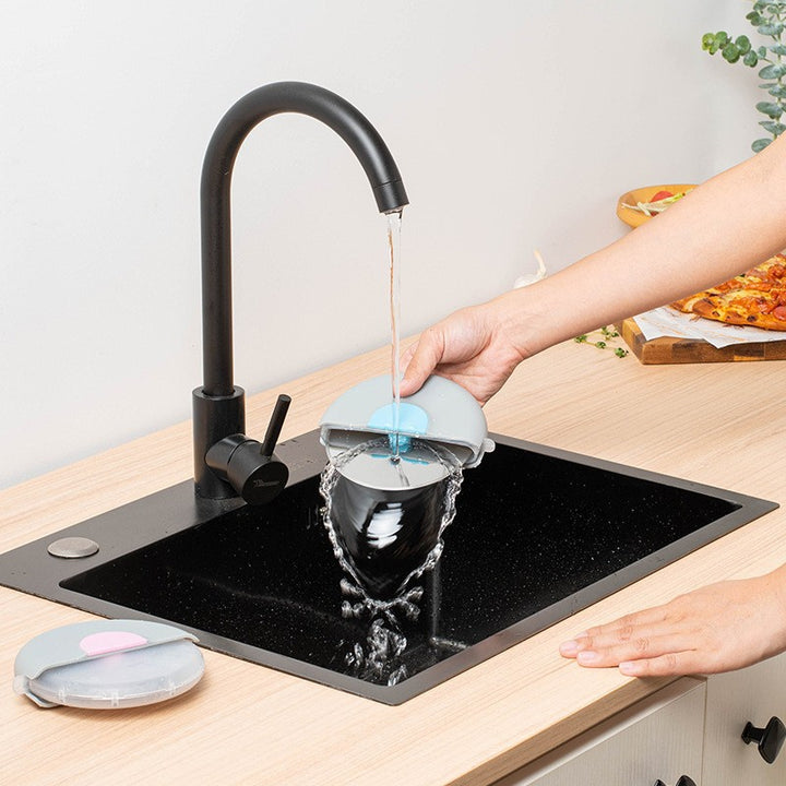 Silicone refrigerator container with practical flip lid Bowlift
