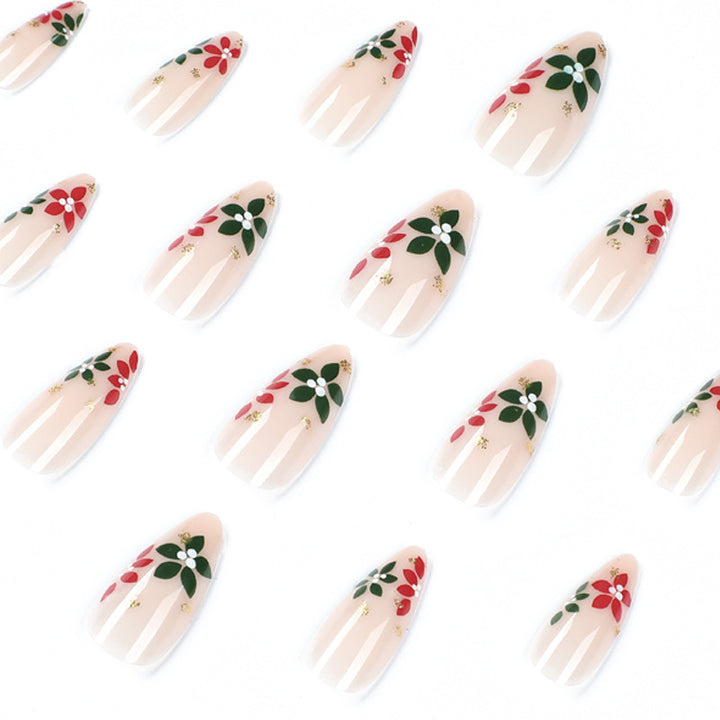 Artful Nail Art with Floral Accents Bowlift