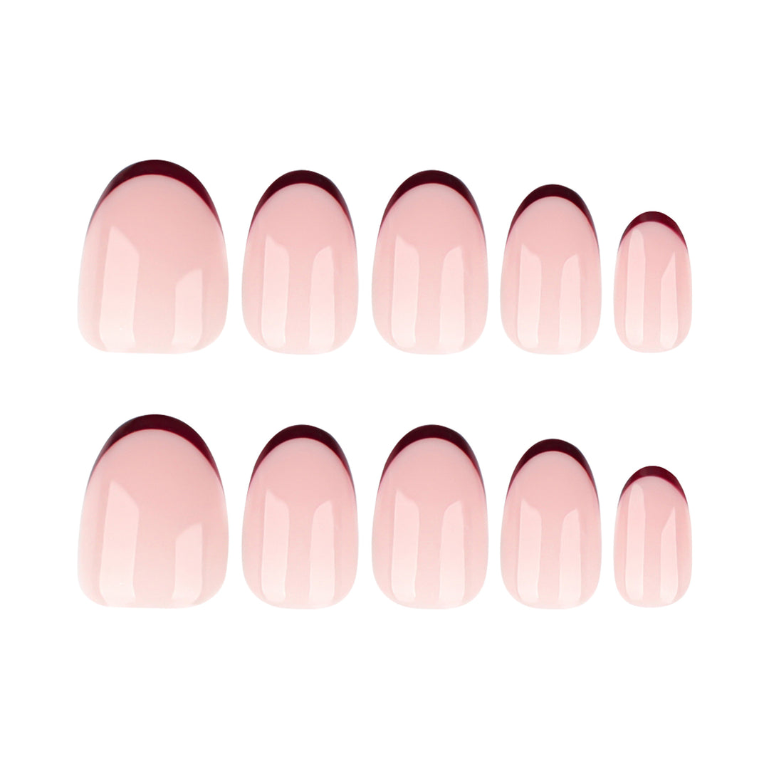 Elegant Nail Art with Gradient and Glossy Finish Bowlift