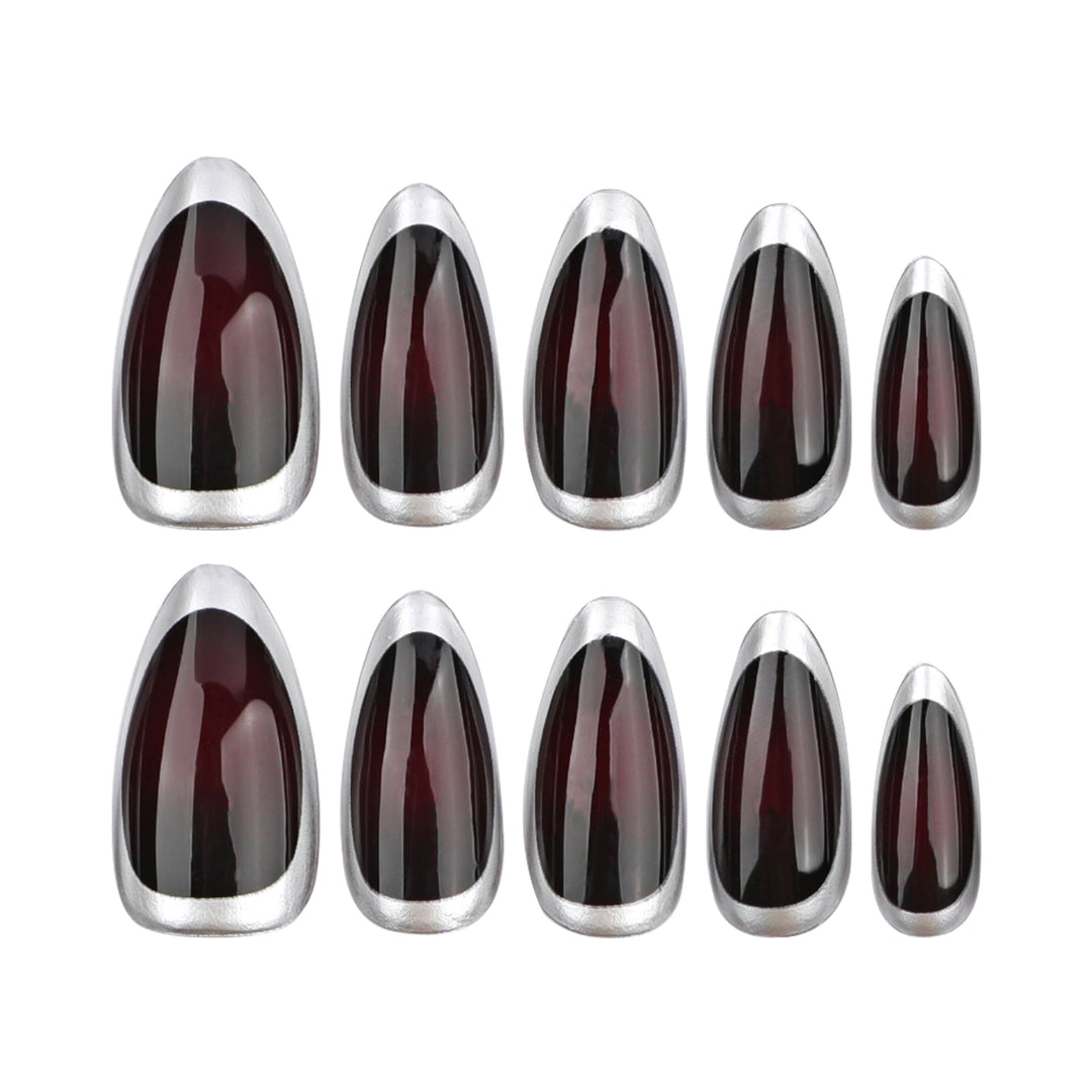 Stylish stiletto nails with elegant shine Bowlift