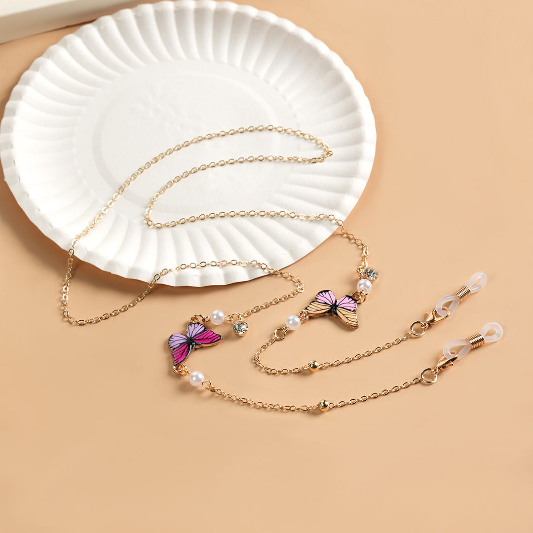 Butterfly-Themed Eyewear Chain Bowlift