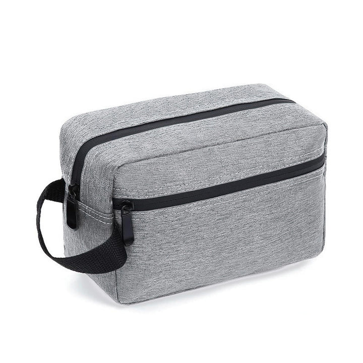 Practical cosmetic bag with two zippers Bowlift
