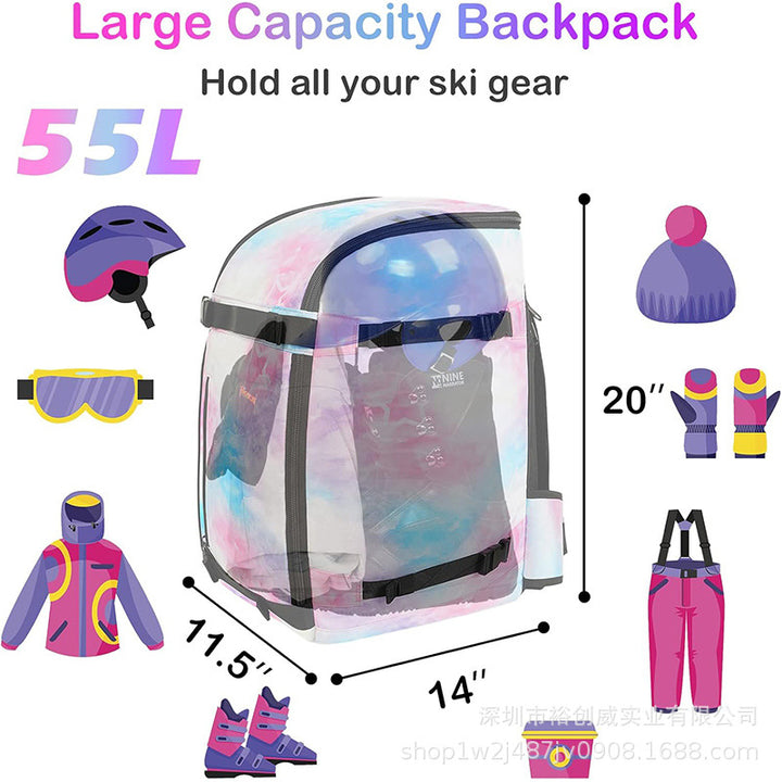 Stylish Watercolor Pattern Backpack Bowlift