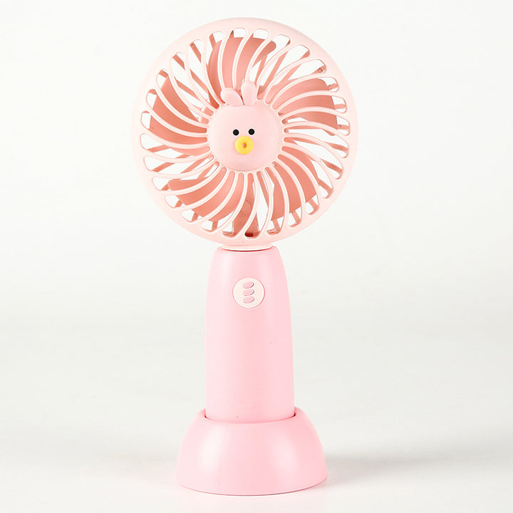 Unisex Portable Handheld Cooling Fan with Cute Animal Design Bowlift