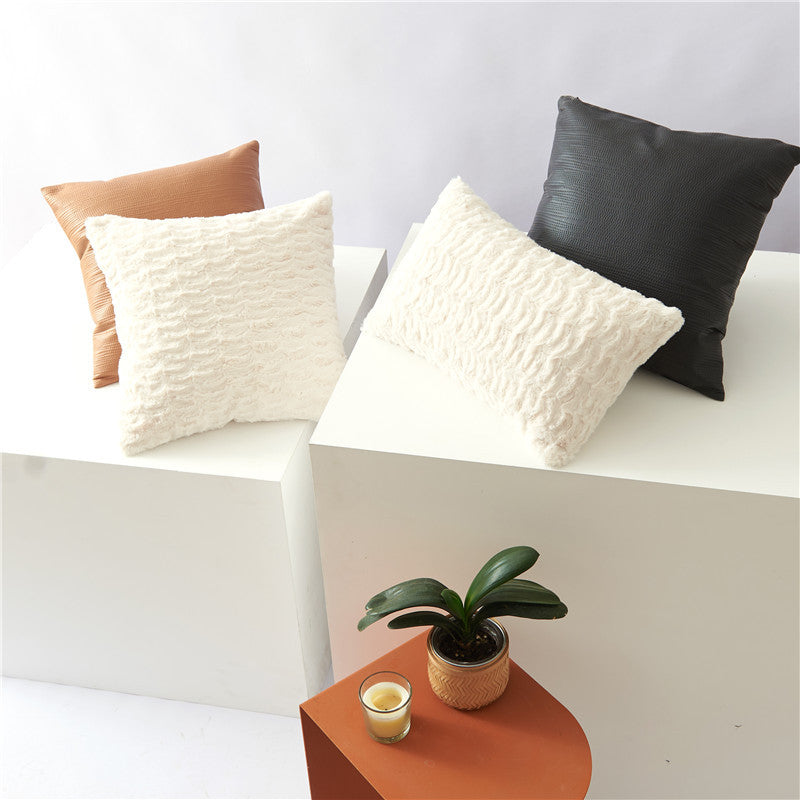 Textured Throws Pillow