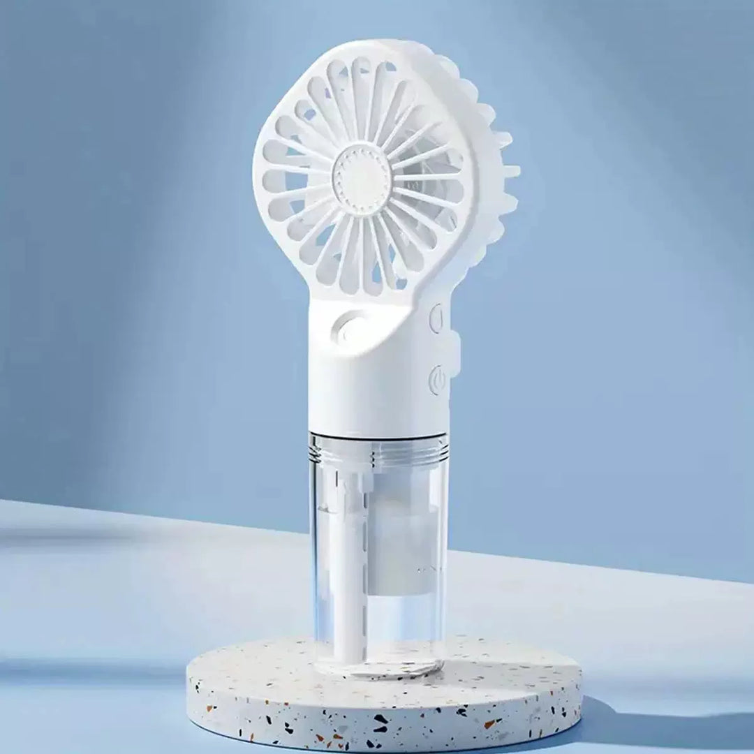 Unisex One Size rechargeable hand mister with removable clear water tank and adjustable air flow Bowlift