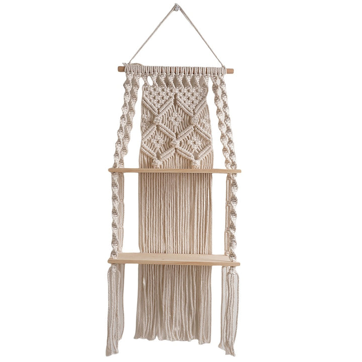 Macrame Wall Shelf Organizer Bowlift