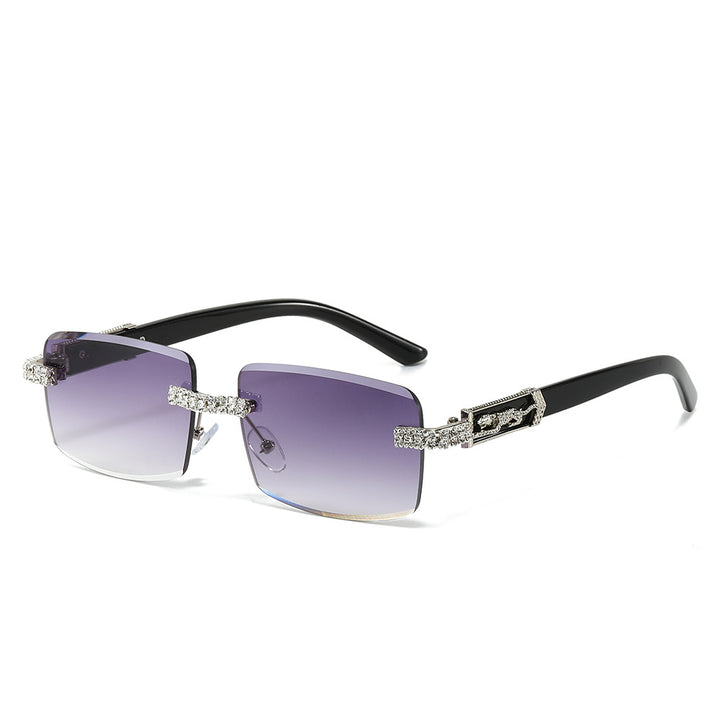 Decorative Square Frame Fashion Sunglasses Bowlift