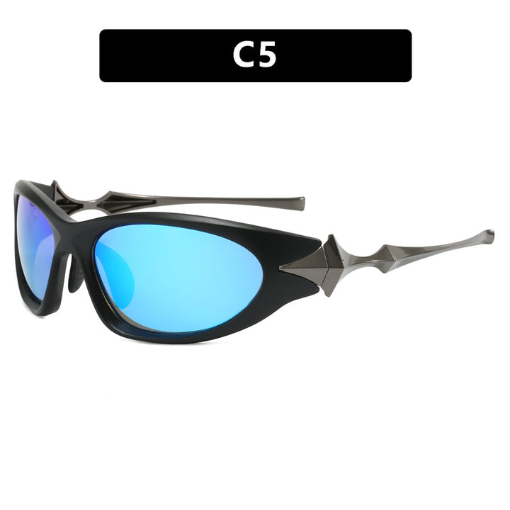 Women's futuristic sports sunglasses with ergonomic design Bowlift