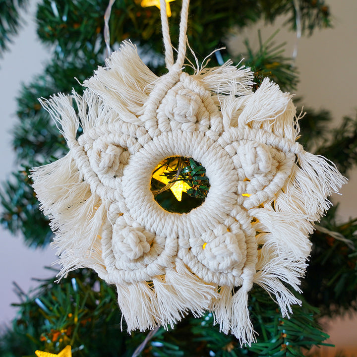 Decorative Macrame Star Ornament Bowlift