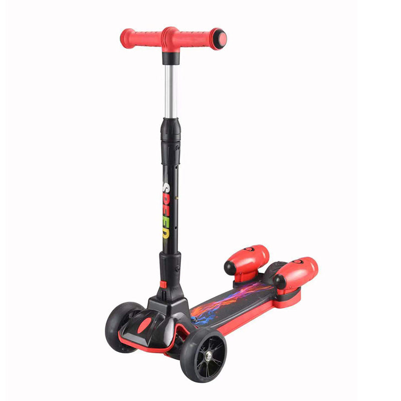 Triple-Wheel Stability Kick Scooter Bowlift